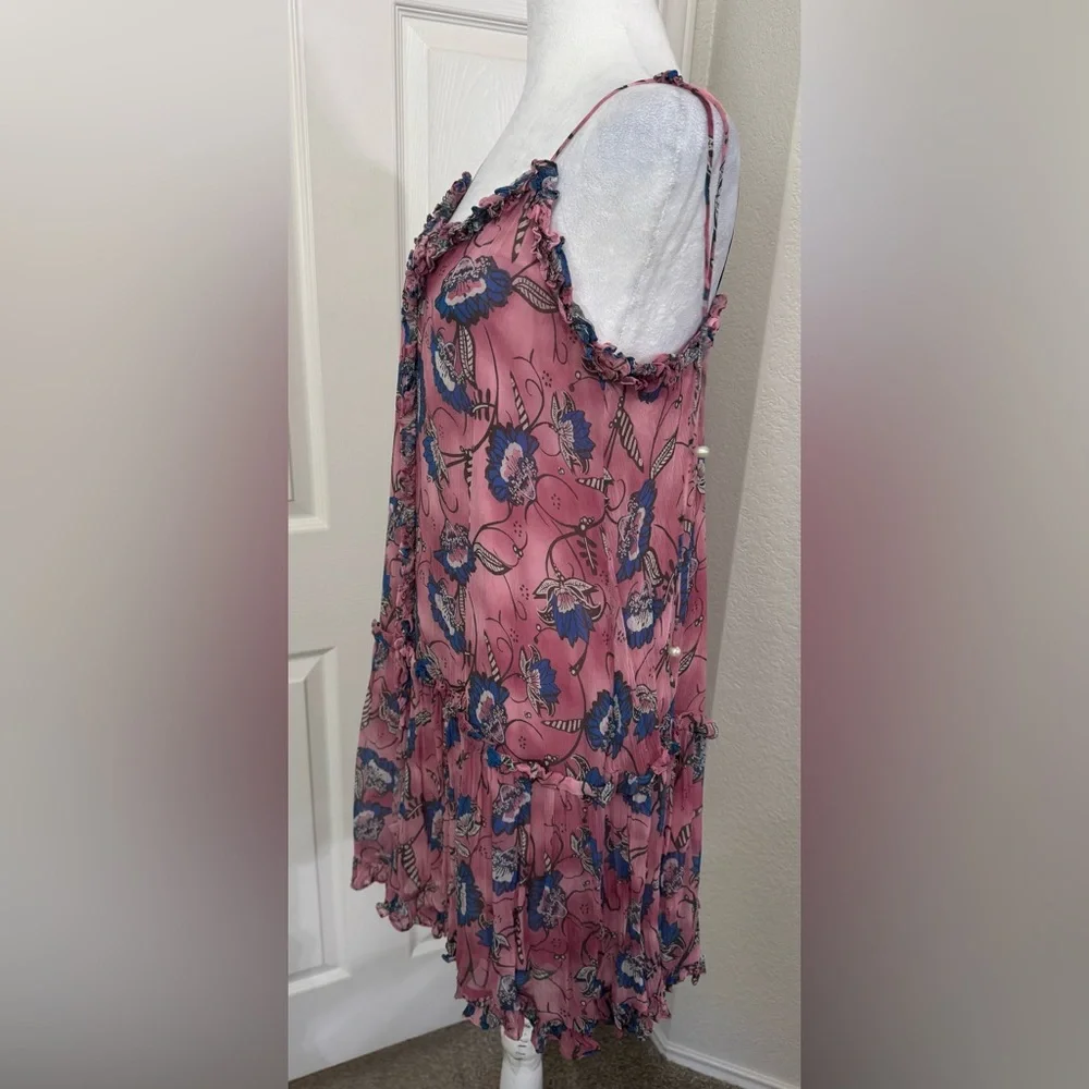 Cleobella Lotus Print Bella Mini Dress Size S - Picture 7 of 14